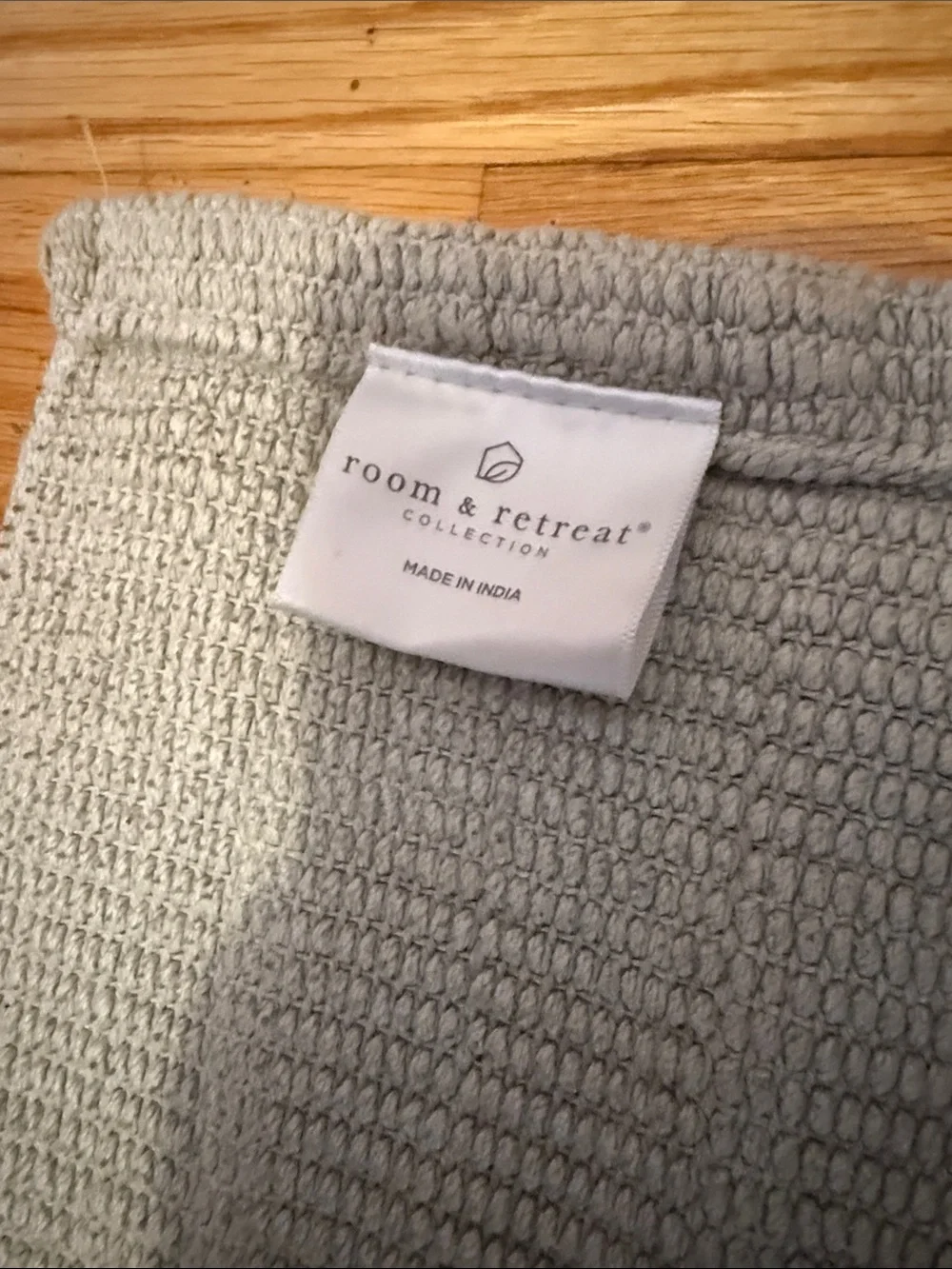 Light Gray Textured Runner Rug